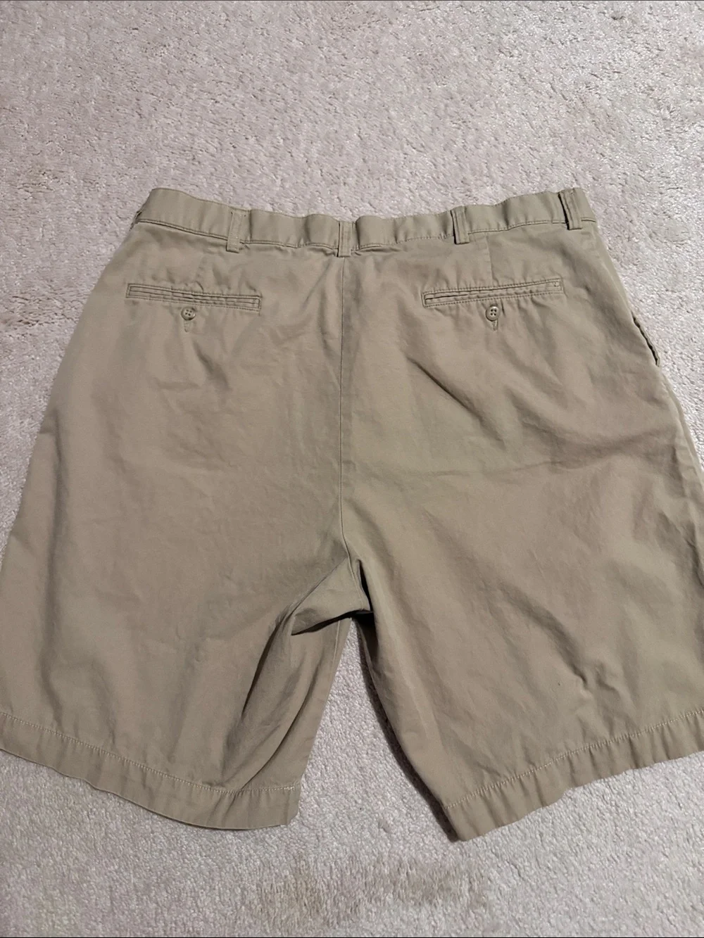 Polo by Ralph Lauren Men’s Tan Flat Front Cotton Shorts